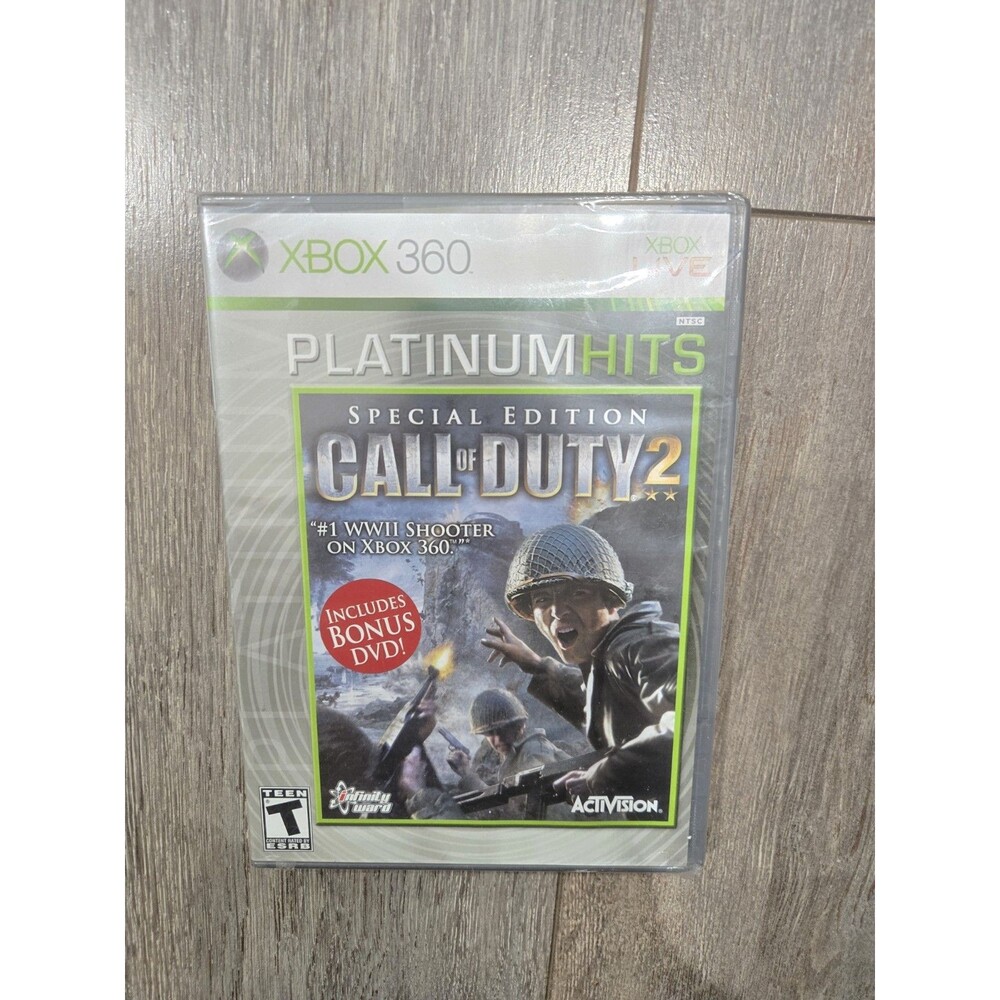 Call of Duty 2 Special Edition Xbox 360 Platinum Hits New Factory Sealed